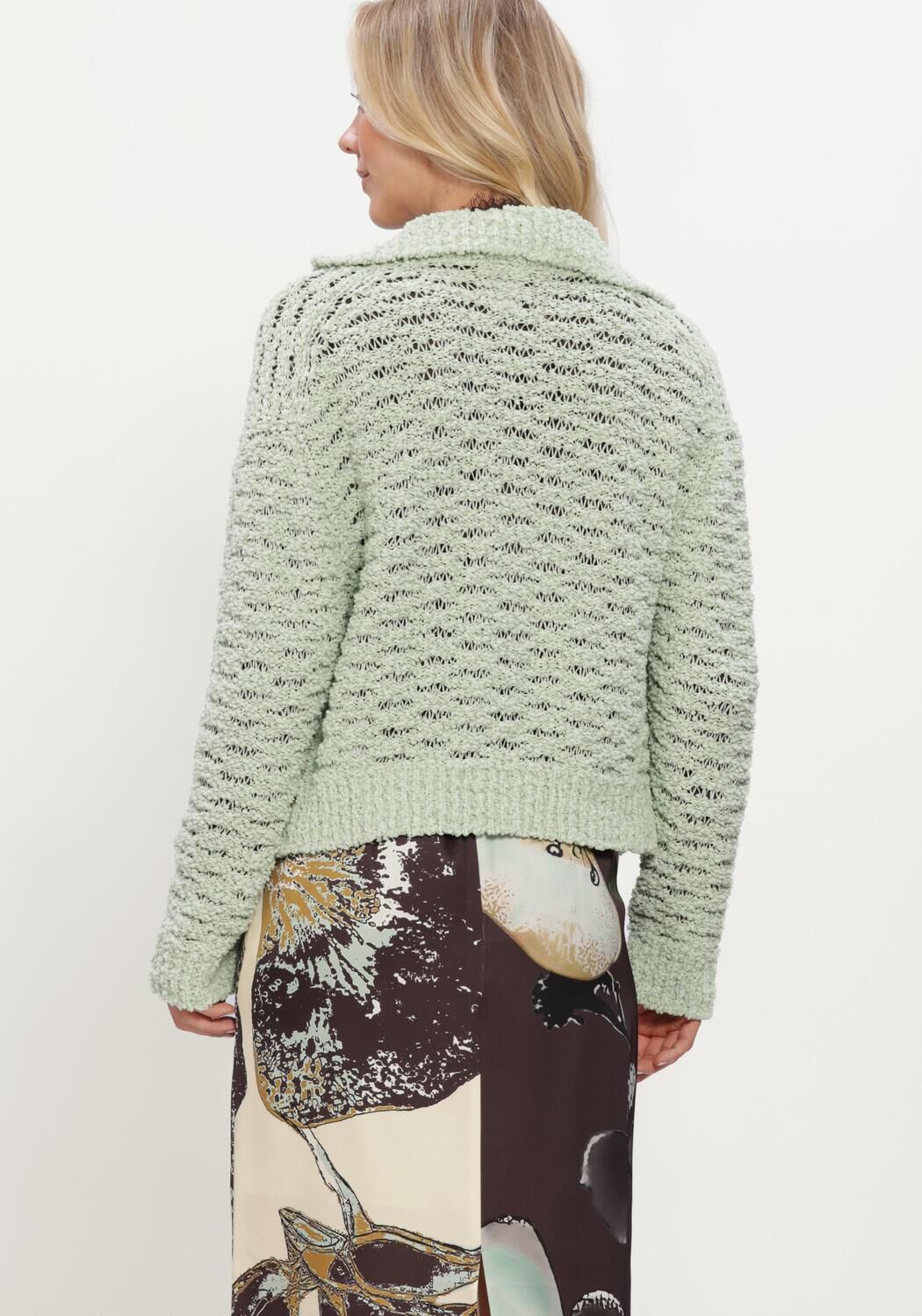 Groene MARC CAIN COLLECTION Vest CARDIGAN - large