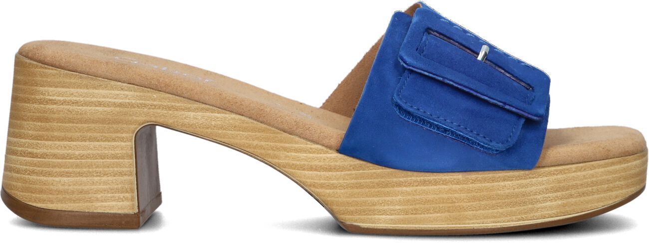 Gabor Slippers
Dames 722 1, Maat: 38, Materiaal: Suède, Kleur: Blauw
