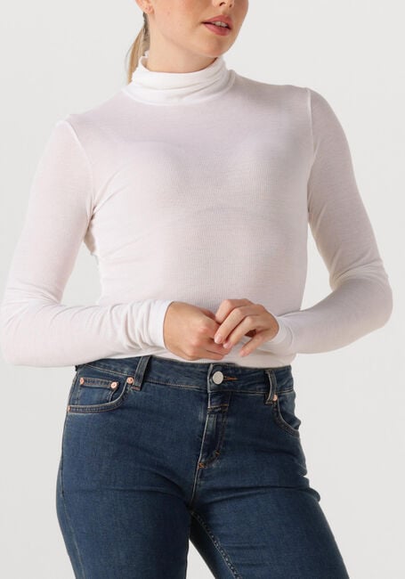 Witte CLOSED Top HIGH NECK LONGSLEEVE - large