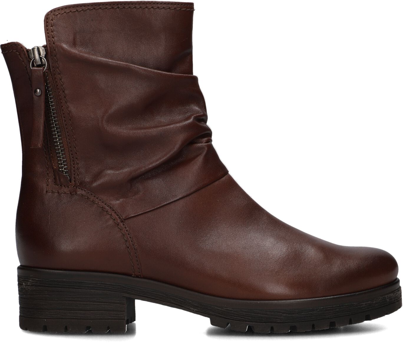 Gabor Enkellaarsjes
Dames 092, Maat: 37,5, Materiaal: Leer, Kleur: Cognac