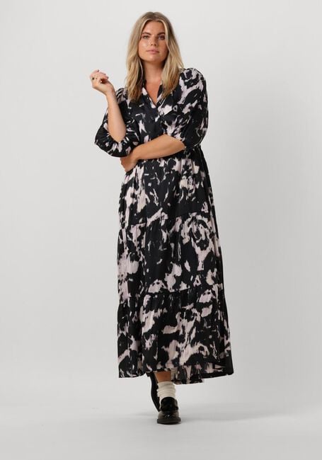 Zwarte CO'COUTURE Maxi jurk MARY FLOOR DRESS - large