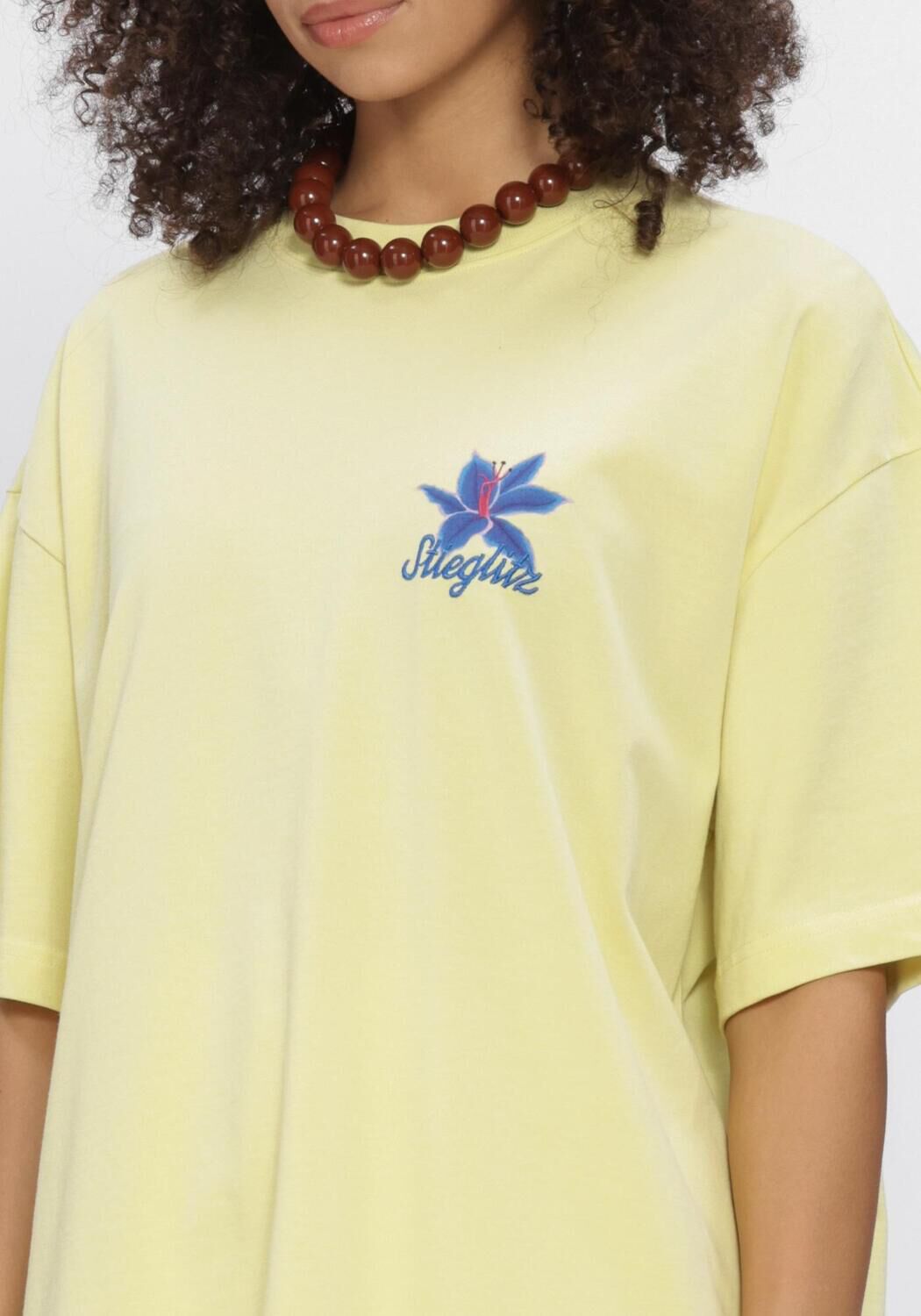 Gele STIEGLITZ Tops & T-shirts HELOISA OVERSIZED TSHIRT - large