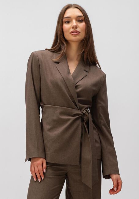 Bruine SECOND FEMALE Blazer DAKOTA WRAP BLAZER - large