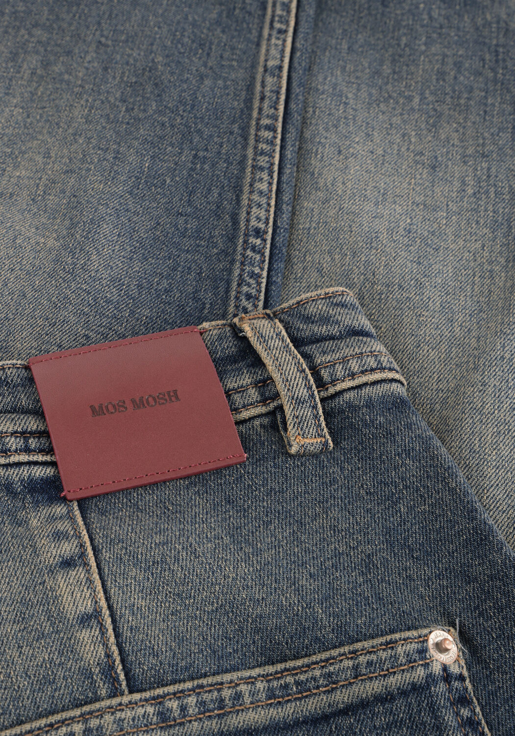 Blauwe MOS MOSH Baggy jeans MMAYMEN KYOTO JEANS - large