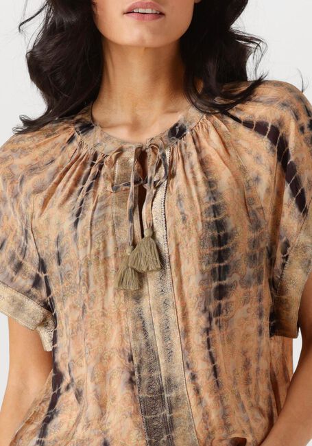 Multi SUMMUM T-shirt TOP TIE DIE PRINT - large