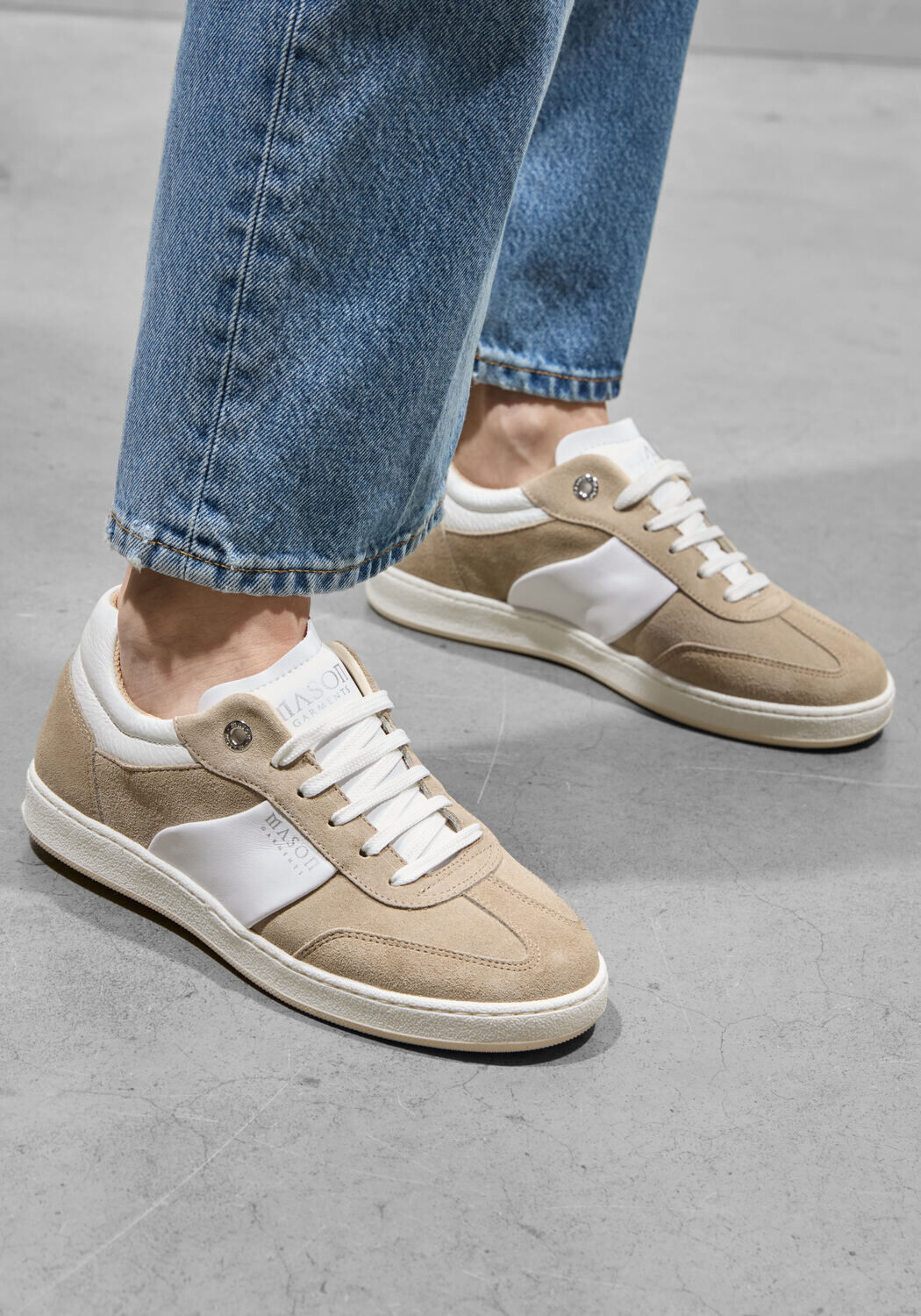 Creme Mason Garments Lage sneakers NAPOLI TRADIZIONALE - large