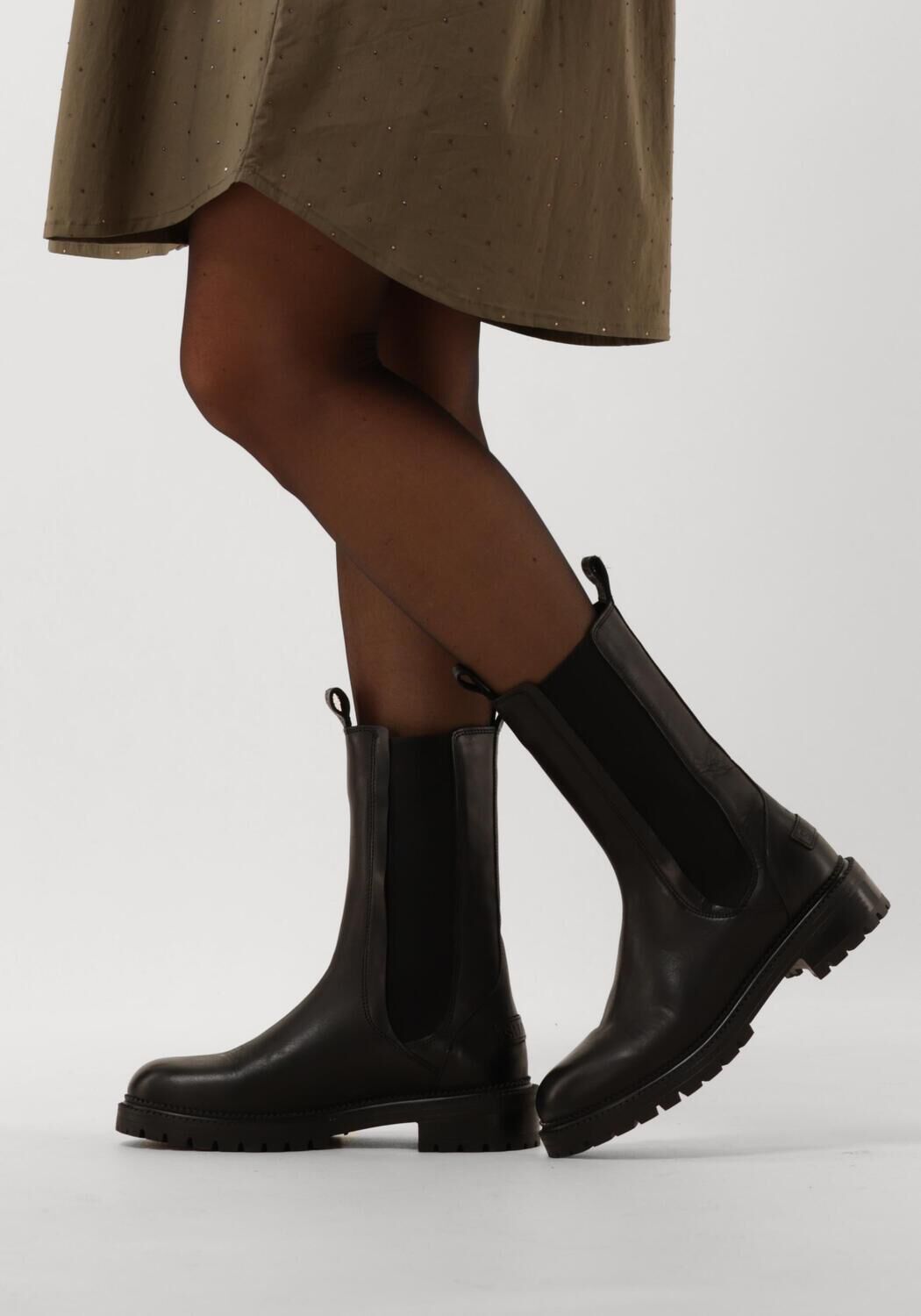 Shabbies veterboots zwart 2025