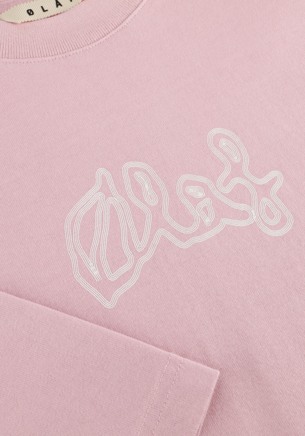 Lichtroze OLAF HUSSEIN T-shirt MODERN MAKER OVERSIZED TEE - large