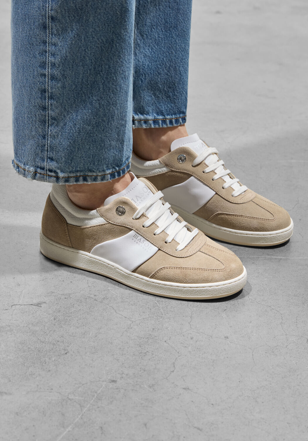 Creme Mason Garments Lage sneakers NAPOLI TRADIZIONALE - medium