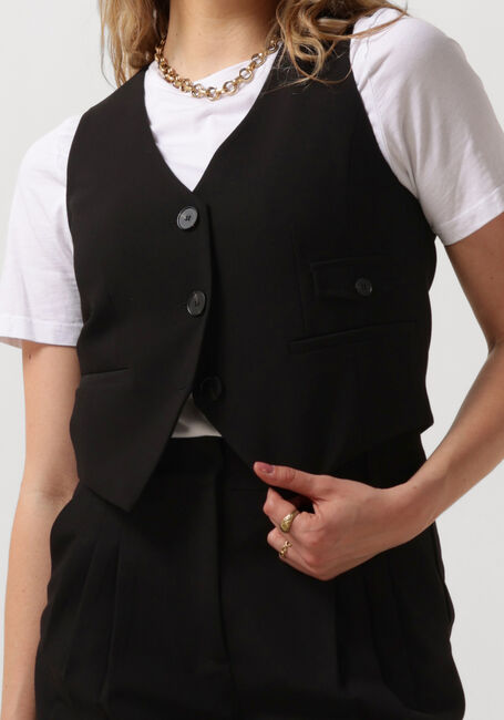 Zwarte CO'COUTURE Gilet VOLA TAILOR VEST - large