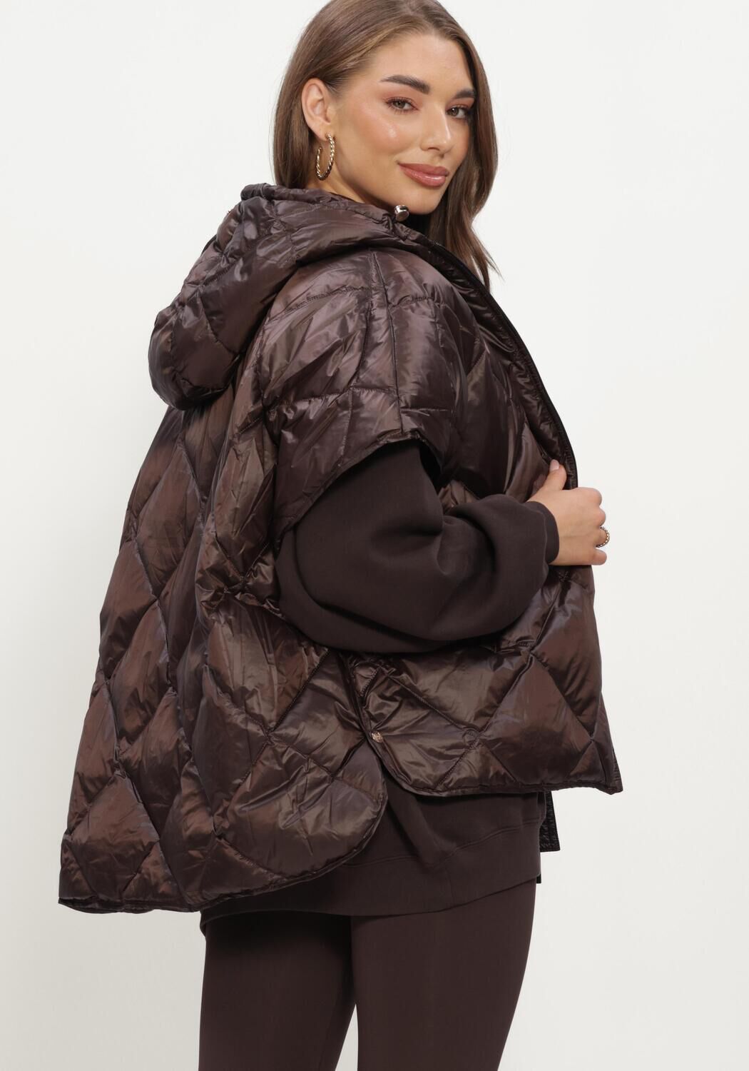 Bruine DEBLON SPORTS Bodywarmer BOWIE CAPE - large