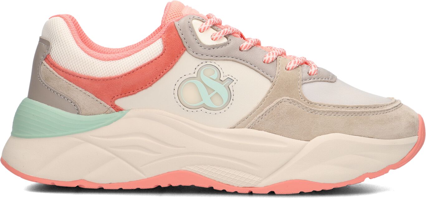 Scotch & Soda Lage Sneakers Dames Celest 35, Maat: 38, Materiaal: Suède, Kleur: Taupe