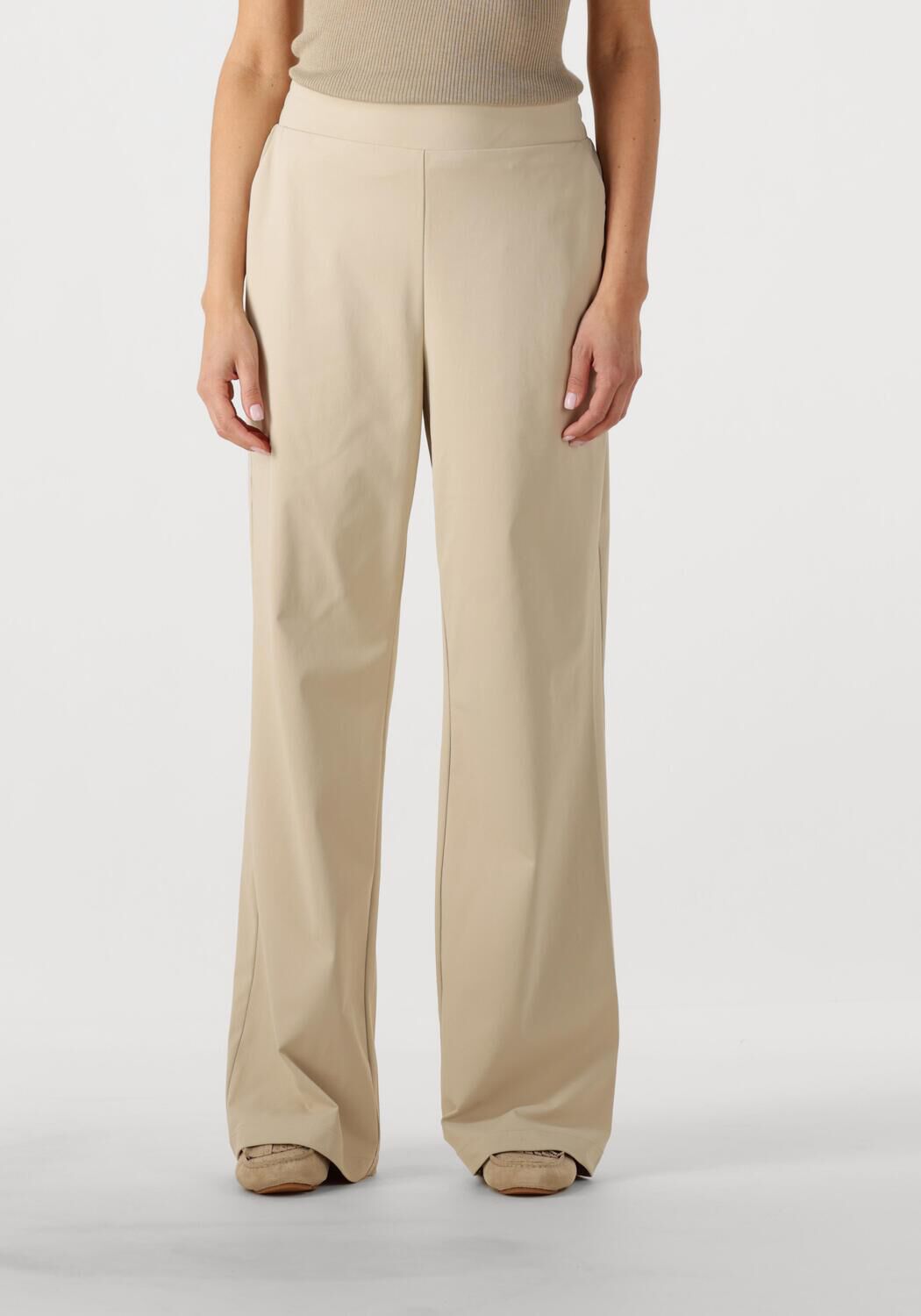 Aimee the Label Pantalon Dames Bowie2, Maat: L, Kleur: Beige