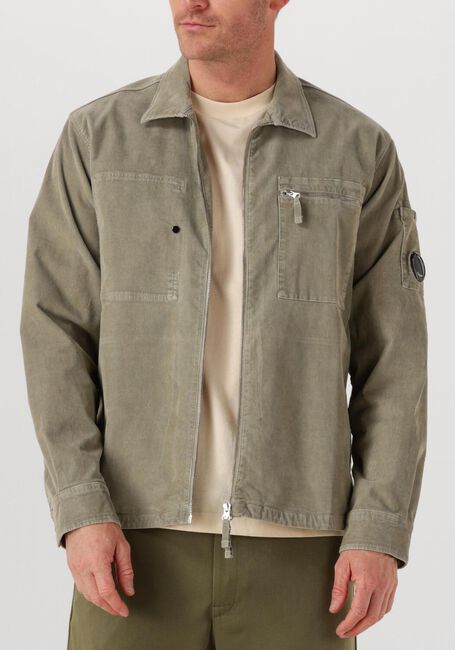 Khaki CP COMPANY Overshirt OVERSHIRT IN CORDUROY - large