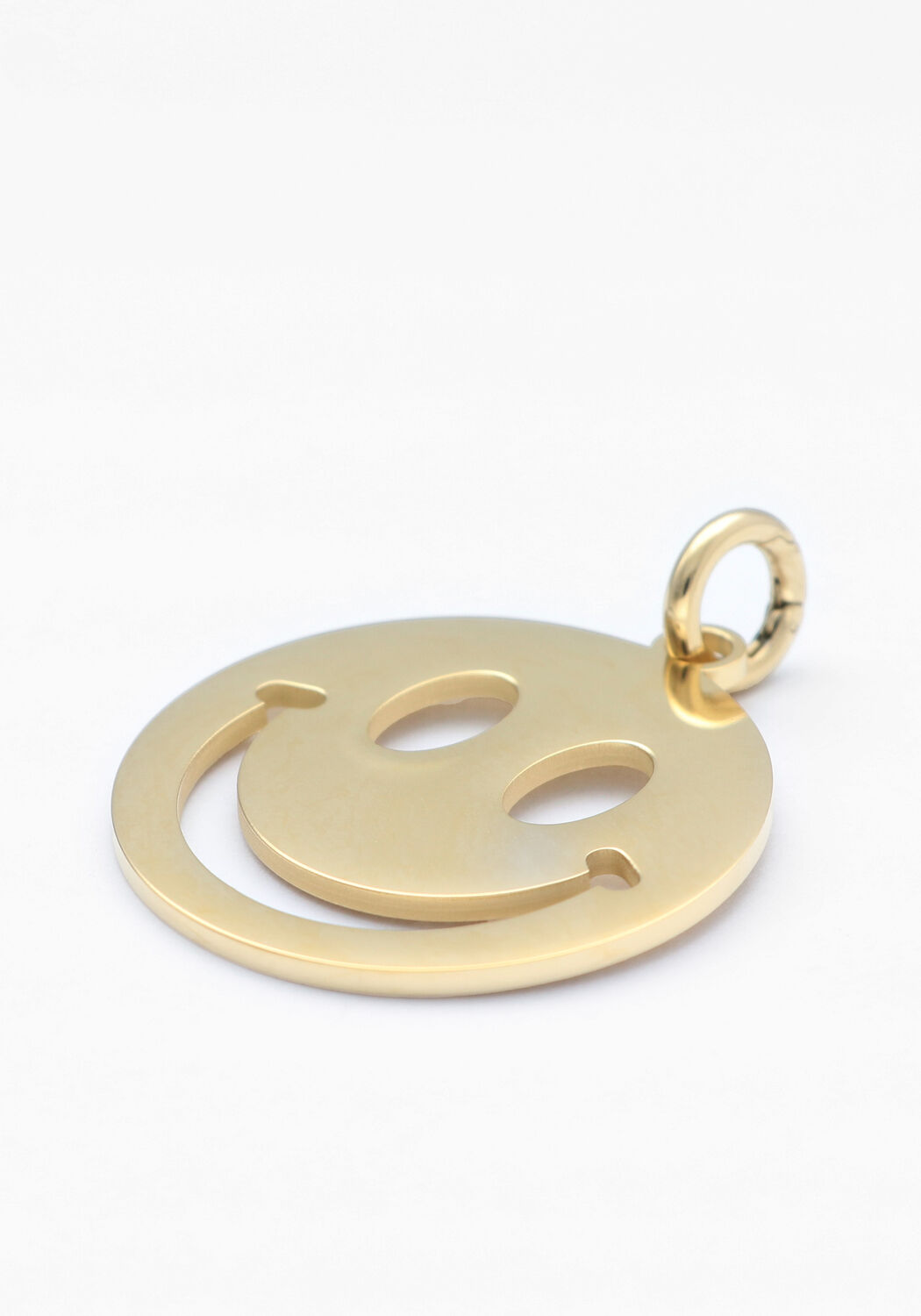 Goudkleurig BONNIE STUDIOS Bedels SMILEY BIG PENDANT - large