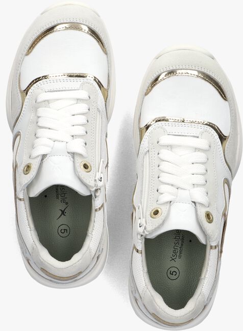 witte xsensible lage sneakers