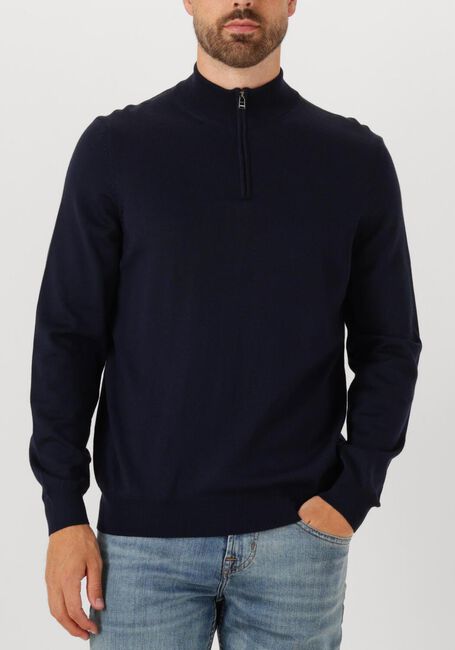 Donkerblauwe BOSS BLACK Trui EBENJI - large