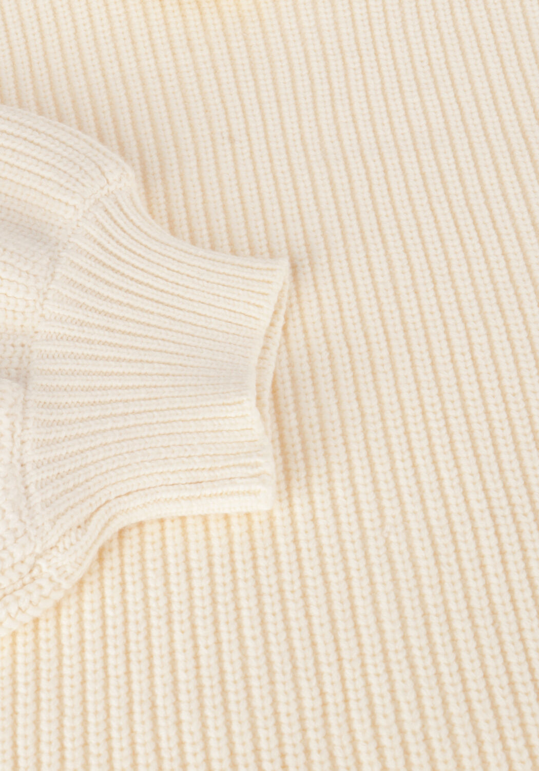 Ecru GESTUZ Trui MEBAGZ SHORT PULLOVER - large