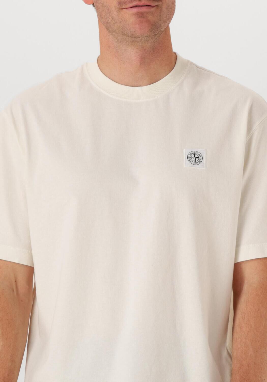 Witte STONE ISLAND T-shirt SS T SHIRT - large