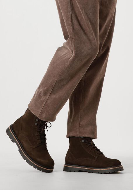 Bruine BIRKENSTOCK Veterboots HIGHWOOD LACE MID M - large