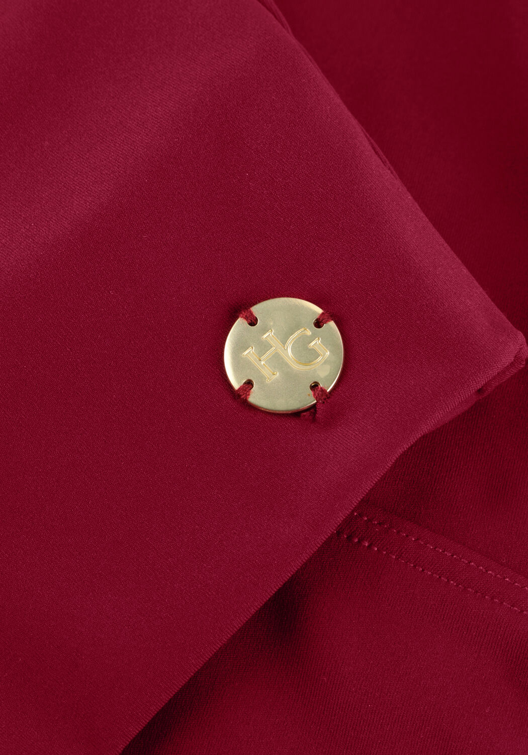 Bordeaux HOUSE OF GRAVITY Top CROSS CROP TOP - large