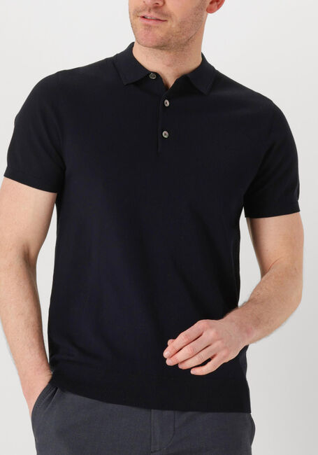 Donkerblauwe PROFUOMO Polo POLO SHORT SLEEVE - large