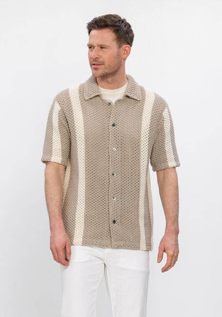 Beige PROFUOMO Polo POLO SS BUTTON TH - large