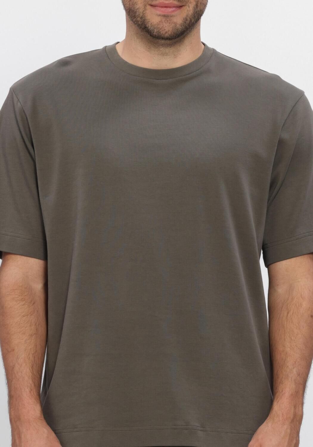 Groene PROFUOMO T-shirt T-SHIRT CREW NECK HEAVY COTTON - large