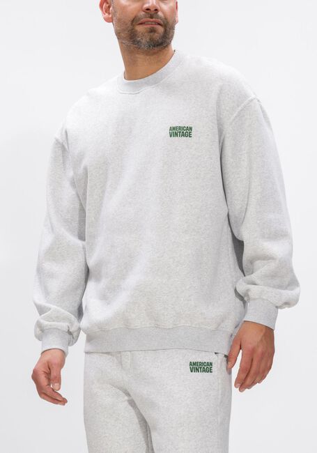 Grijze AMERICAN VINTAGE Sweater BAPTOWN CREW - large