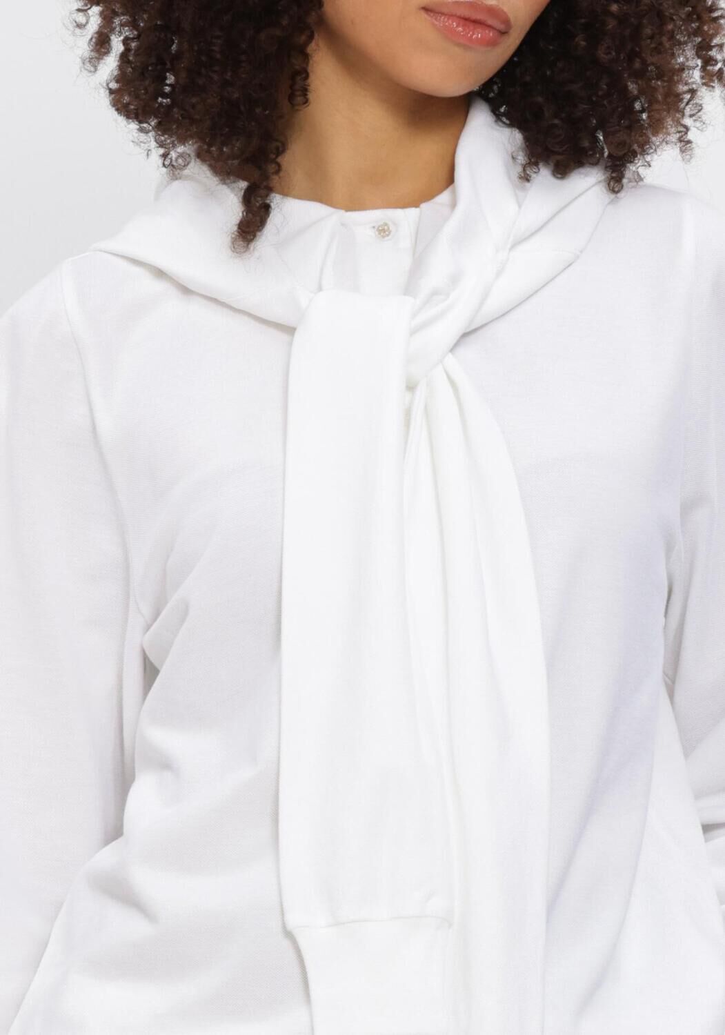 Witte DOROTHEE SCHUMACHER Polo SPORTY ROMANCE SHIRT - large