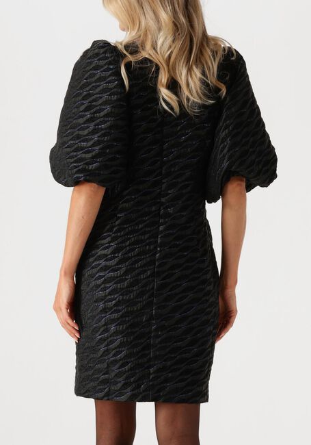 Zwarte CO'COUTURE Mini jurk ZEBRA CC FLOCK DRESS - large