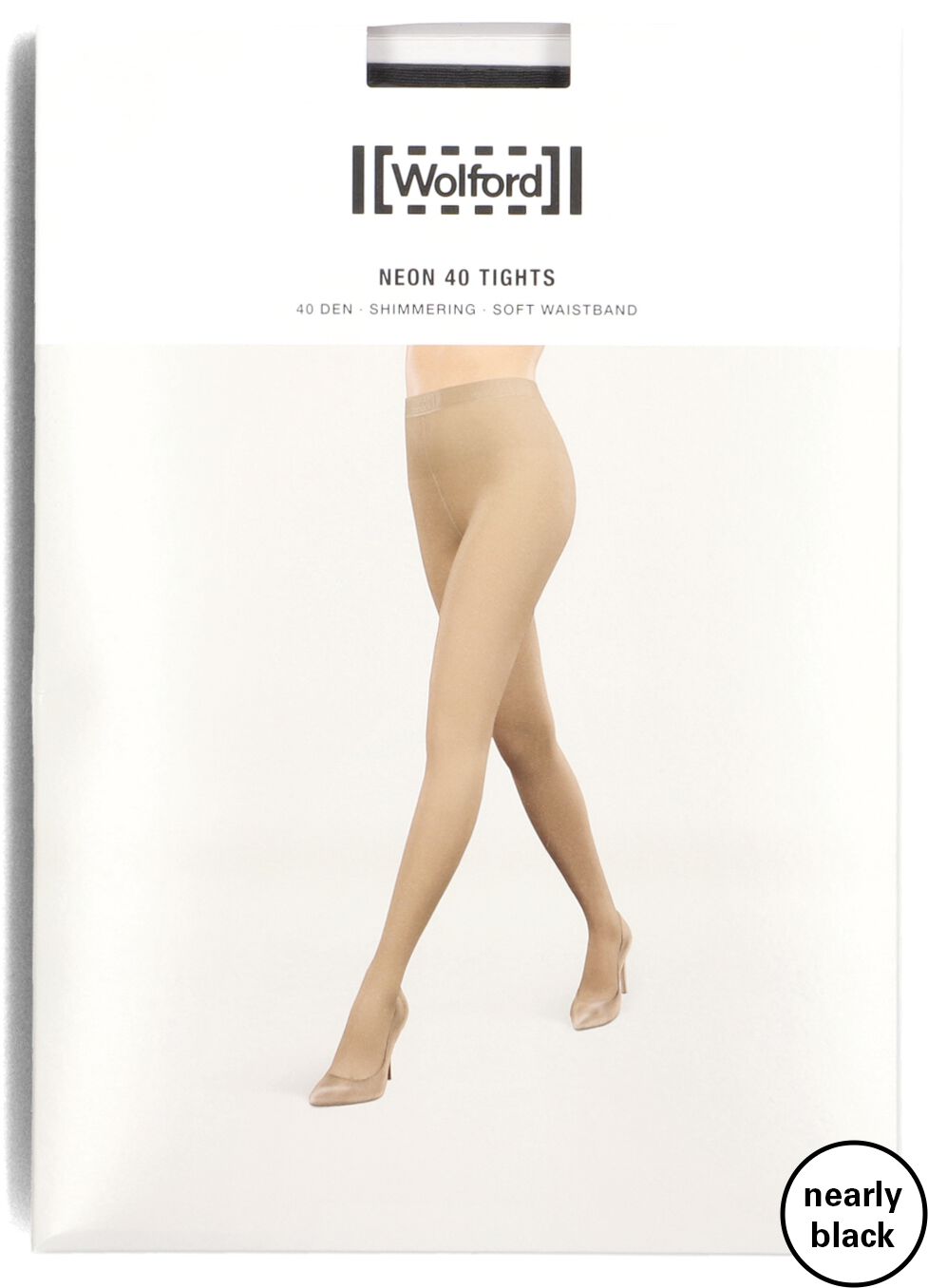 Wolford Panty Dames Neon 40 Tights, Maat: M, Materiaal: Polyamide, Kleur: Zwart afbeelding