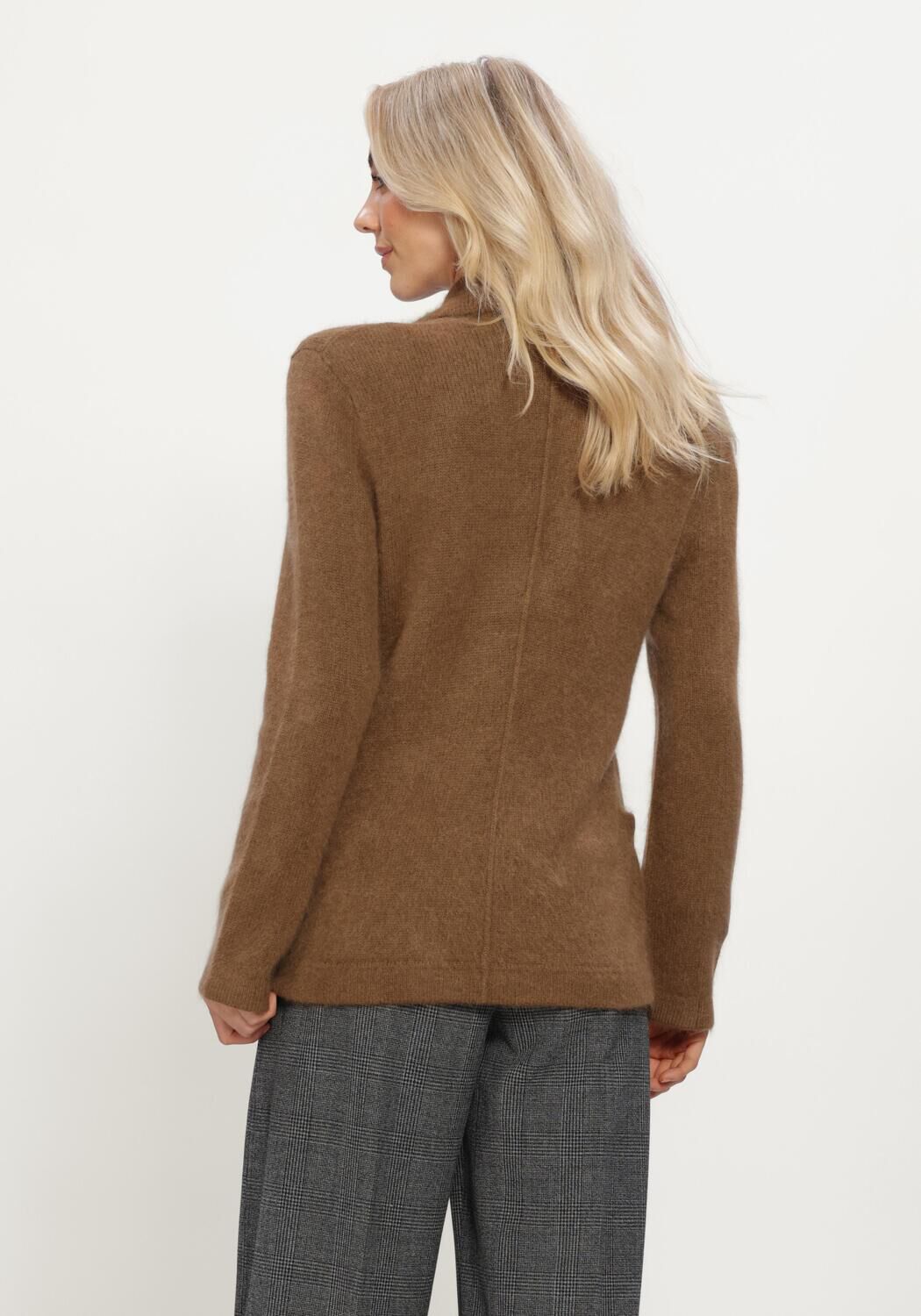 Bruine DOROTHEE SCHUMACHER Vest FLUFFY STATEMENTS - large
