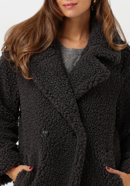 Zwarte UGG Teddy jas GERTRUDE LONG TEDDY COAT - large