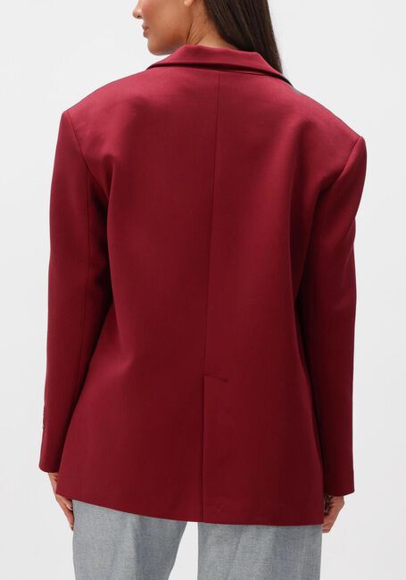 Bordeaux ALIX THE LABEL Blazer LADIES WOVEN OVERSIZED BLAZER - large