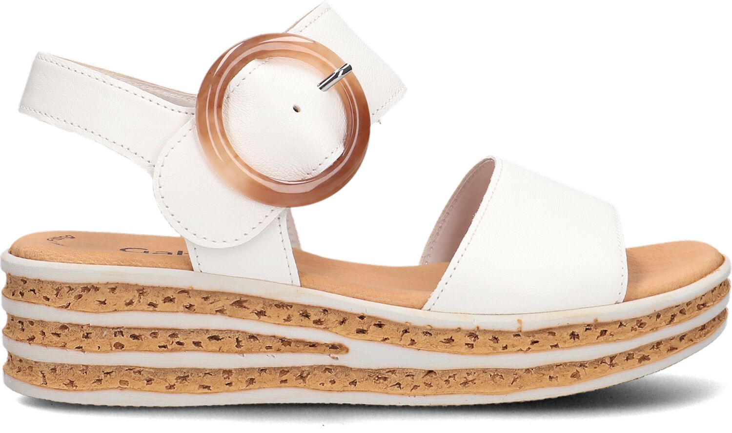 Gabor Sandalen
Dames 550.2, Maat: 43, Materiaal: Leer, Kleur: Wit