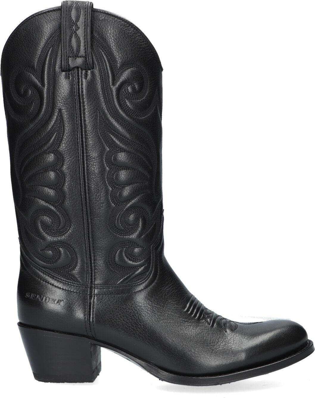 Sendra Cowboylaarzen Dames 11627, Maat: 38, Materiaal: Leer, Kleur: Zwart