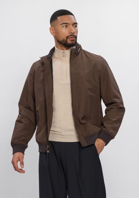 Zwarte WOOLRICH Jack SPRING LEWIS BOMBER - large