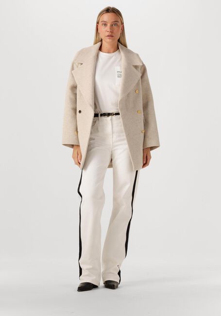 Witte ELISABETTA FRANCHI Straight leg jeans JEANS TROUSERS - large