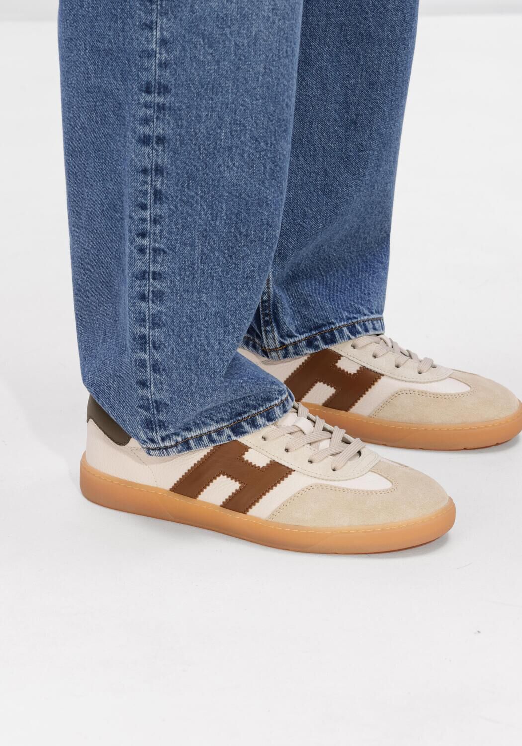 Beige HOGAN Lage sneakers COOL ALLACCIATO H - large