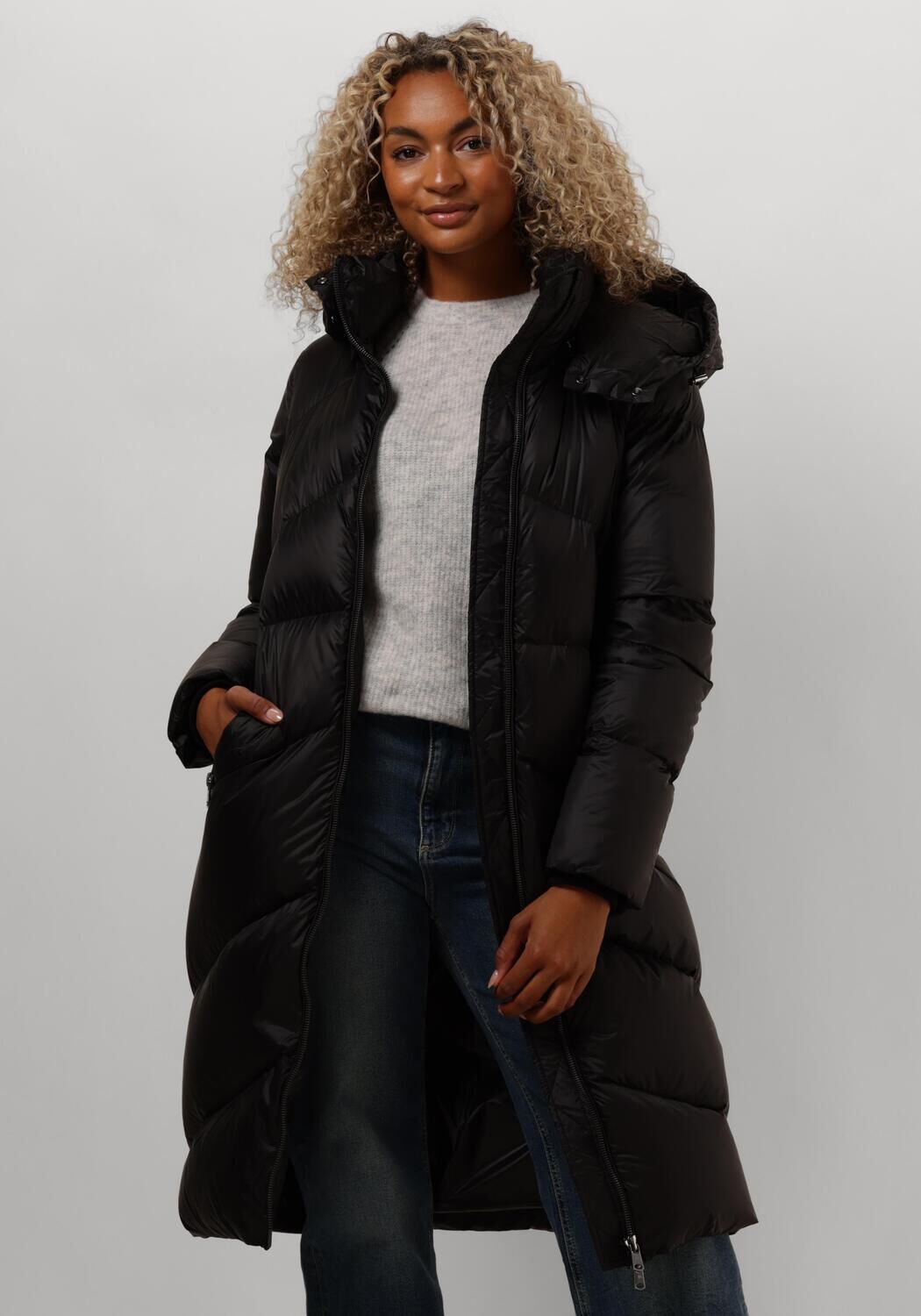 Beaumont Gewatteerde Jas Dames Noel, Maat: 42, Kleur: Zwart