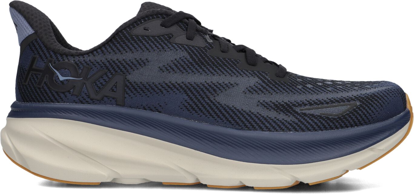 Hoka Lage Sneakers Dames Clifton 9, Maat: 46, Materiaal: Textiel, Kleur: Blauw