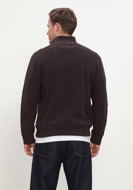 Bruine NN.07 Trui DANNY HALF ZIP 6429 - large