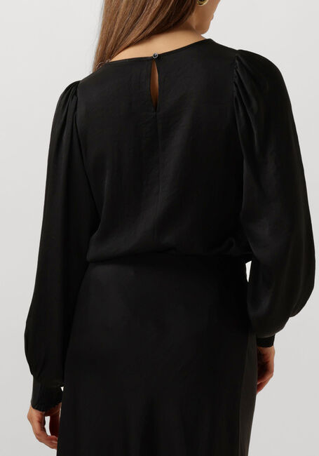 Zwarte SUMMUM Top TOP LONG SLEEVES SILKY TOUCH - large