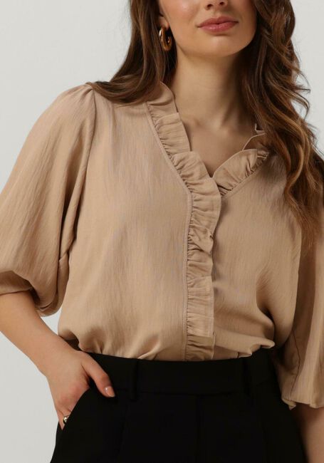 Ecru CO'COUTURE Blouses SUADA PUFF SS BLOUSE - large