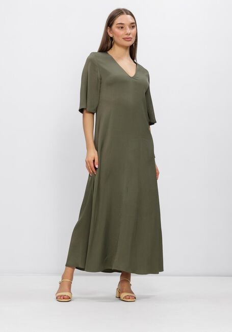 Khaki DRYKORN Maxi jurk TIVONA - large