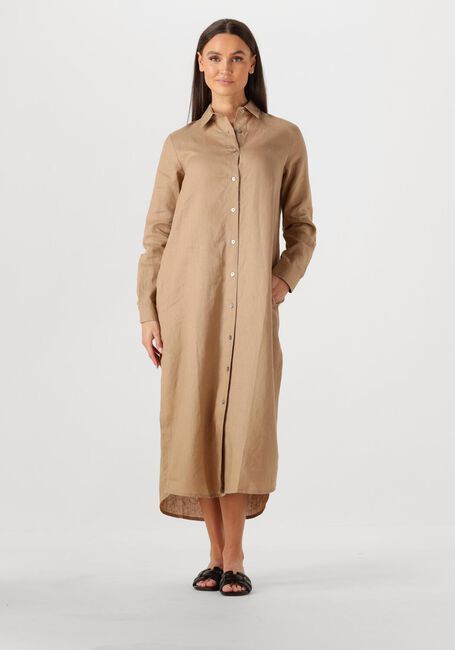Beige RESORT FINEST Maxi jurk SHIRT DRESS - large