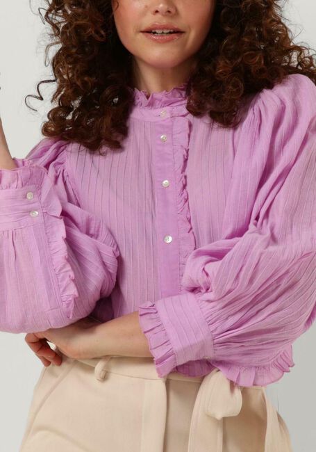 Lila ANTIK BATIK Blouses YVONNE BLOUSE - large