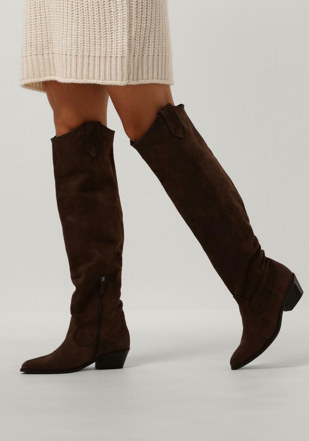 Bruine ANONYMOUS COPENHAGEN Overknee laarzen TRISHA 35 - large