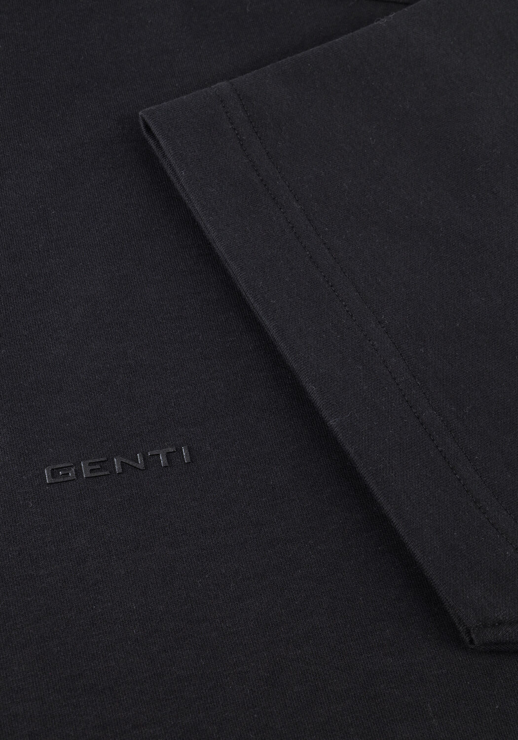 Zwarte GENTI Polo T-SHIRT SS 1227 - large